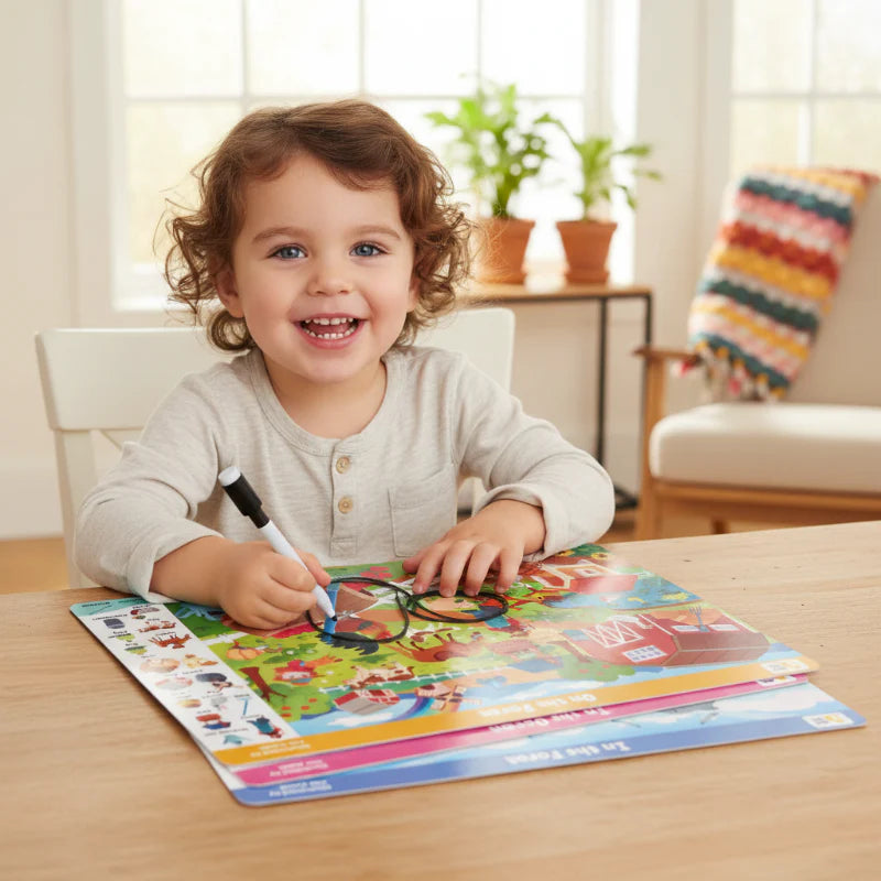 Search and Find Game – Oppiminen ja leikki – Aktiviteettikirja