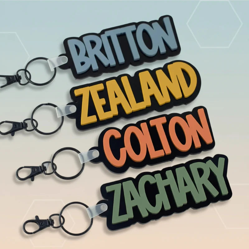 Custom Acrylic Keychain – Laukkuille ja avaimille –  Henkilökohtainen avaimenperä