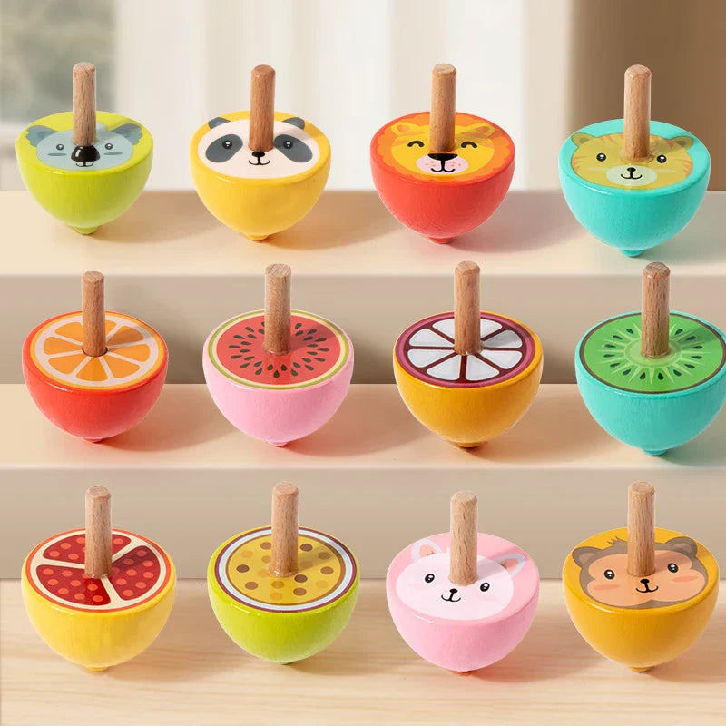 ColorSpin – Houten & Speels – Puinen fidget-pyörä