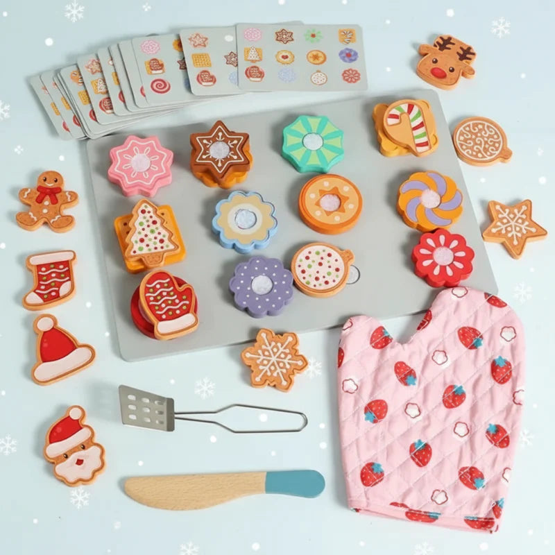 TinyKitchen – Luova ja leikkisä – Puinen keksien lajittelupeli