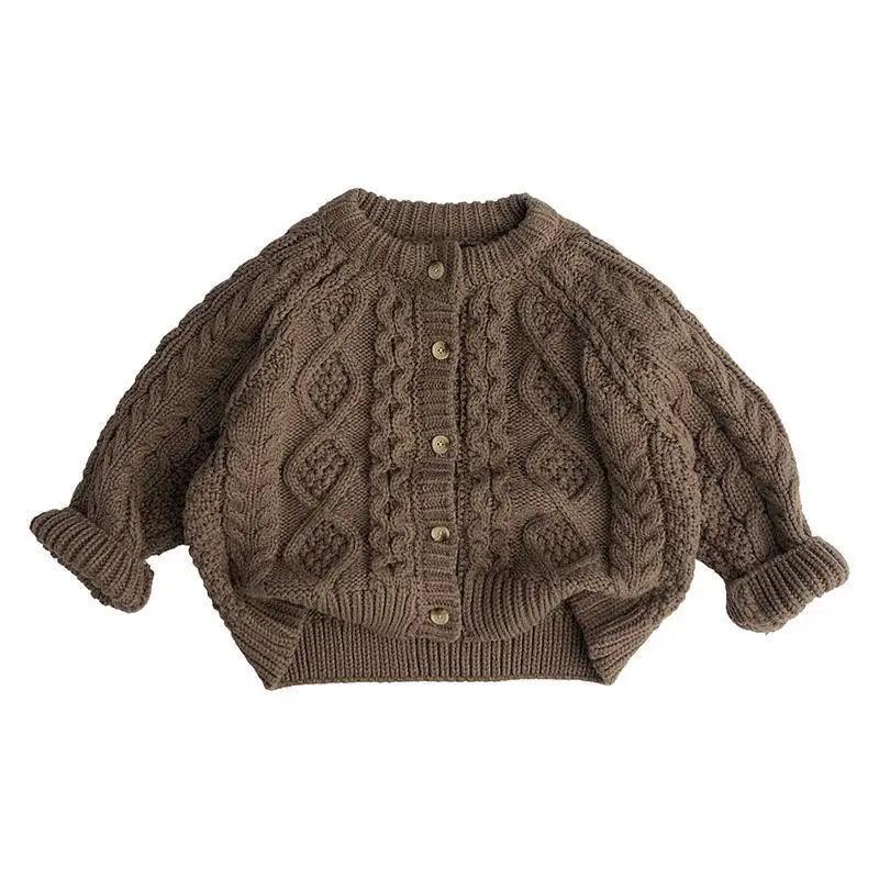 Mini Fashion™ - Super mukava - Lasten neulottu villapaita