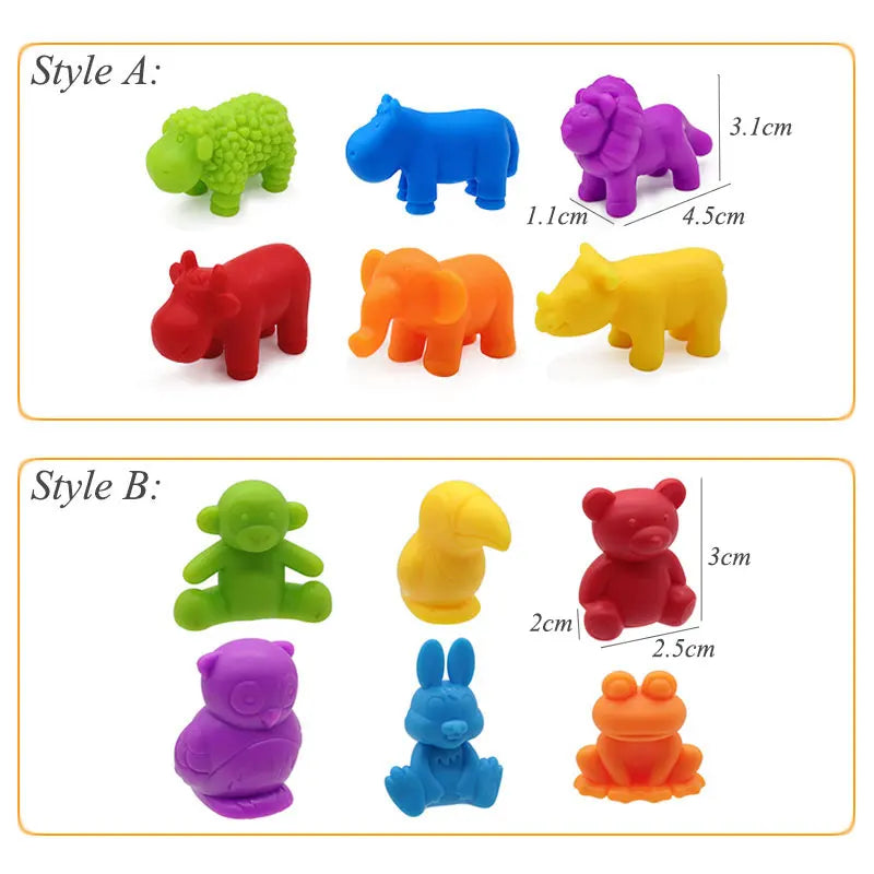 Rainbow Teddy Bears Toys™ - Educatief & Creatief - Regenboog Telberen