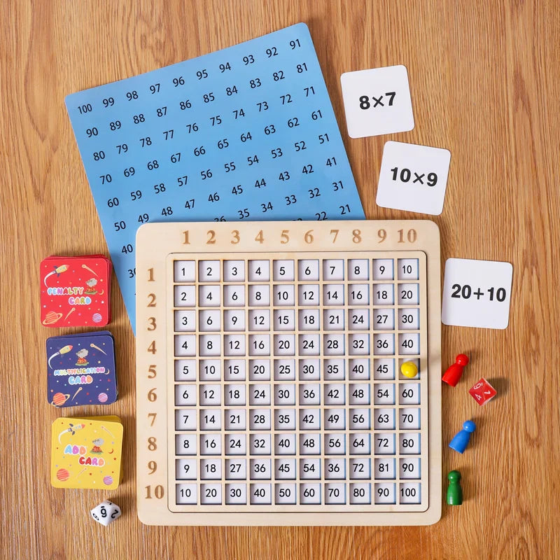 Woods™ - Kertolaskuja leikin avulla - Matematiikan pelilauta