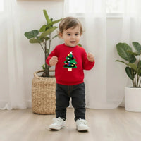 Thumbnail for FrostyFit – Lämmin ja viihtyisä – Punainen jouluinen villapaita