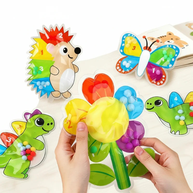 Squishy Bead Maze – Aistien kehittymistä edistävä ja rentouttava – Fidget-lelut