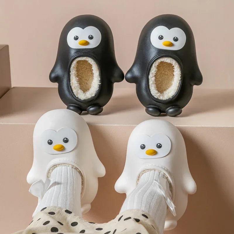 Mini Fashion™ - Lämpimät & hauskat - Lasten pingviinitossut