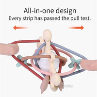 Thumbnail for Sensory Rattle Ball™ – Soft Grab hauskaa – Vauva silikoni hammaslelut