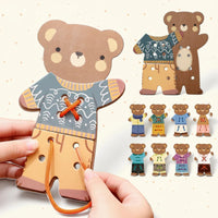 Thumbnail for ThreadBear – Söpö ja opettavainen – Montessori-lankaleikkikarhu