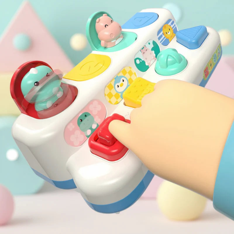 Pop Up Activity Toy – Tutustuminen ja oppiminen – Aisteja kehittävät vauvan lelut