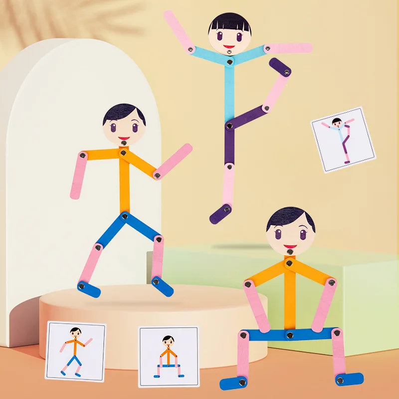 PlayGrow - Leikkimällä kasvaminen - Montessori-palapeli Urheilija