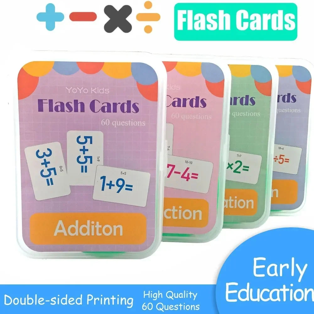 Math Flash Cards™ – Leikkisä laskeminen - Matemaattiset kortit