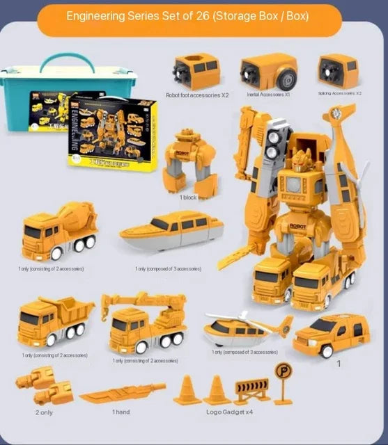 MagnaMix™ - Kuorma-autosta robotiksi - Leluauto-/robotti