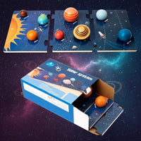 Thumbnail for Wooden Solar System – Opetuksellinen ja tutkiva – Planeettojen leikkisetti