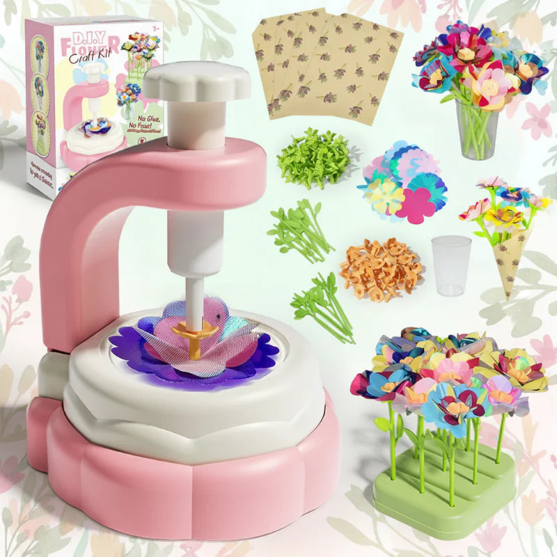 DIY Flower Bouquet Toy – Luova ja vuorovaikutteinen – Kukkien askartelusetti