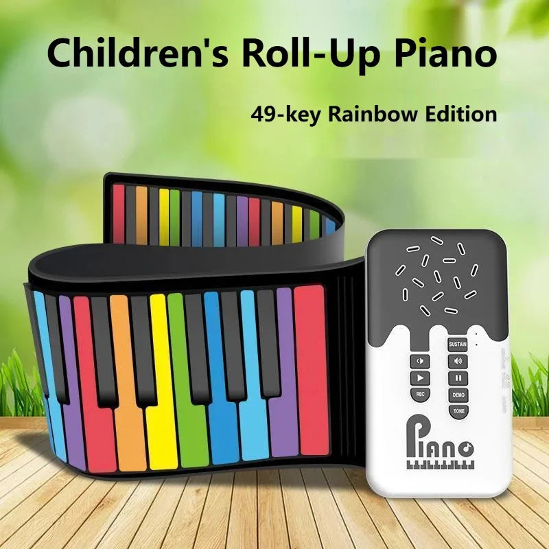 Roll-up Piano Keyboard – Luova ja opettavainen – taitettava piano