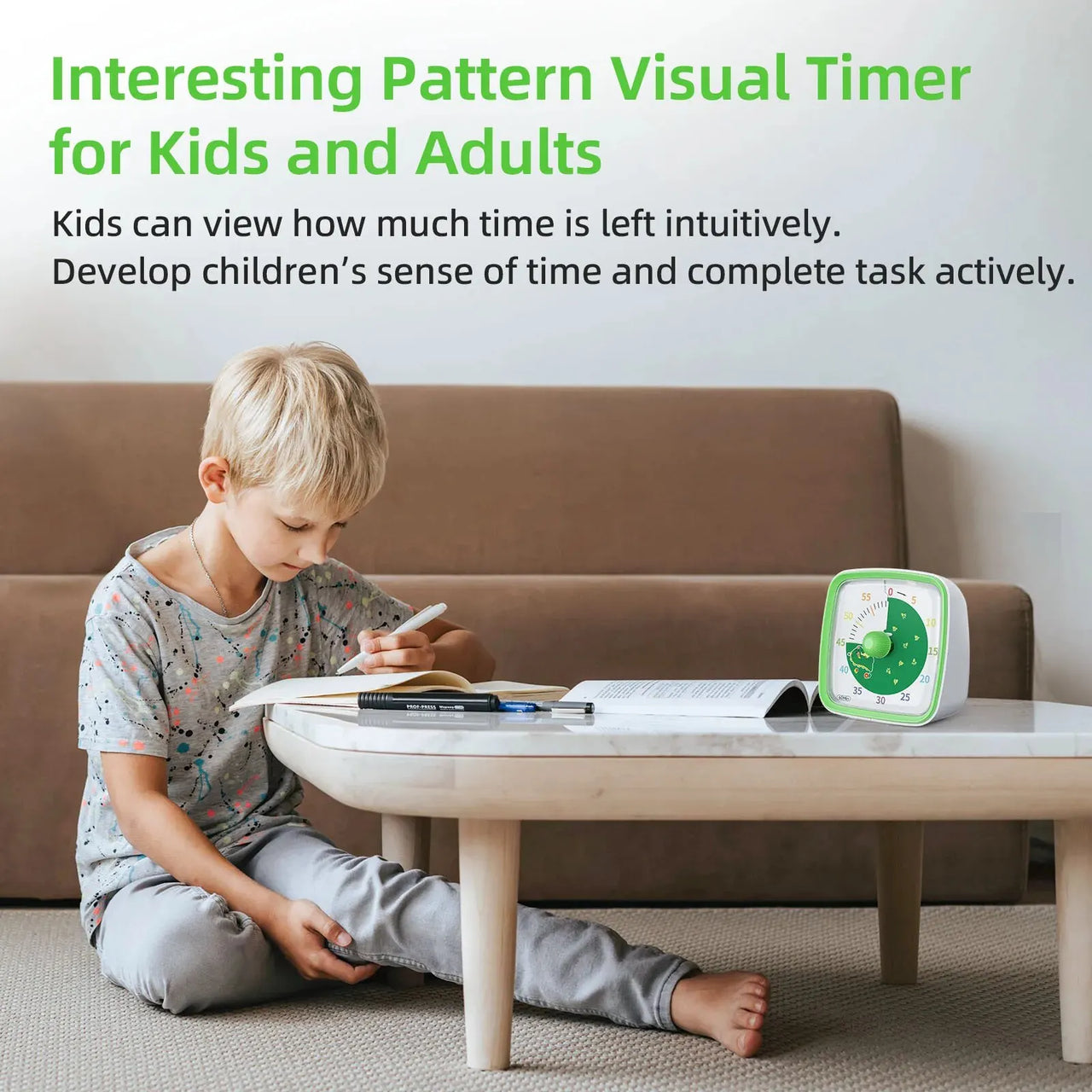 Visual Timer – Värikäs & rauhallinen – Lasten ajastin