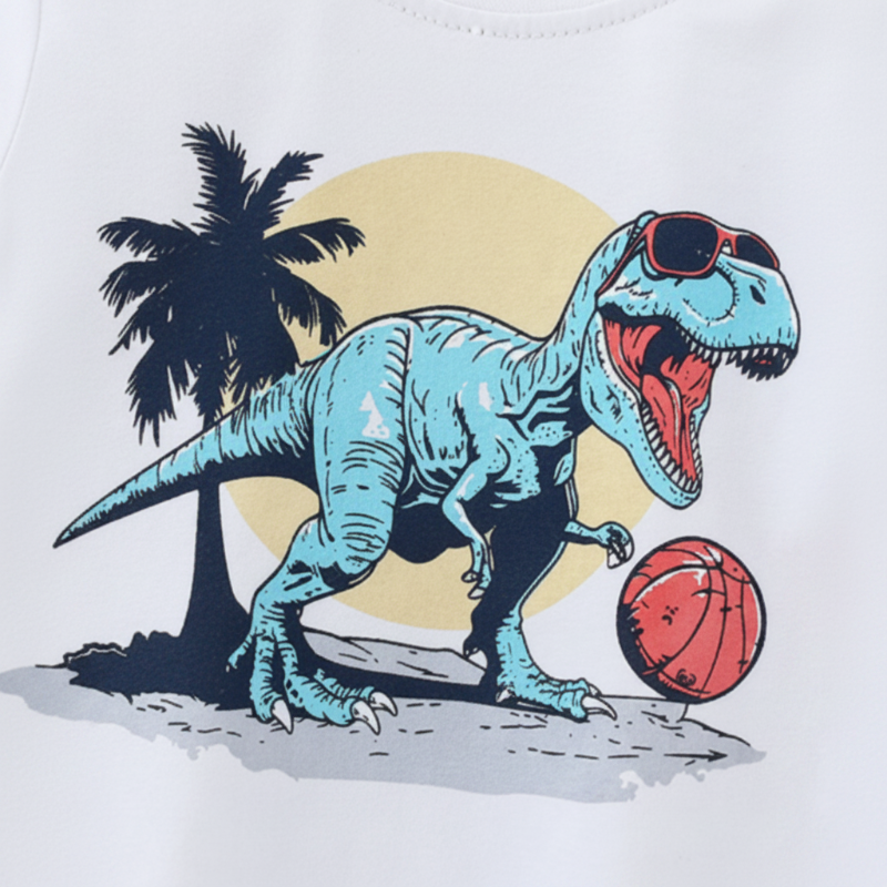 Kids Dinosaur Sweatshirt – Mukavuus ja tyyli – Dino-lasten villapaita