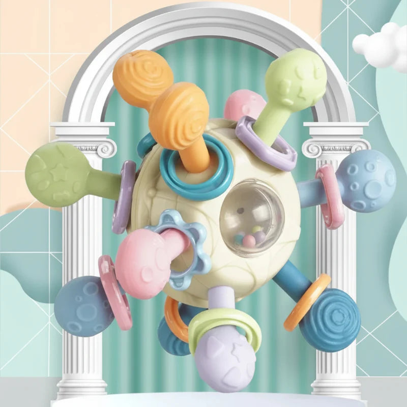 CalmChew | Pehmeä ja turvallinen – 3-in-1-silikoninen purulelu