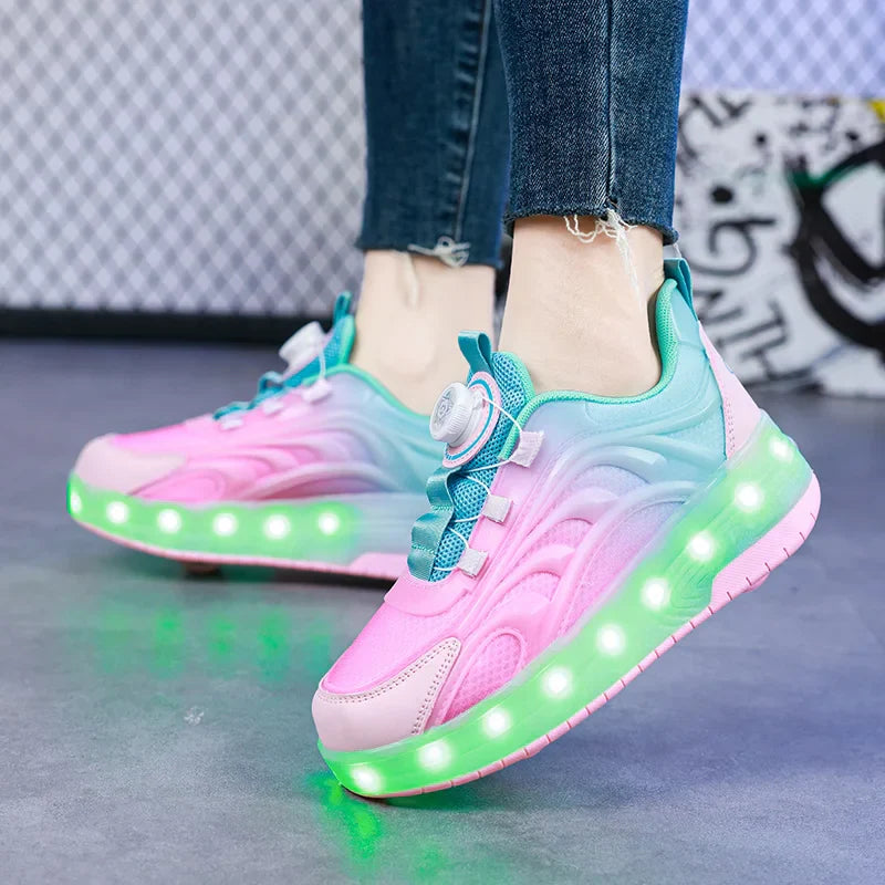 Light-Up Skate Shoes – LED & mukavat – valaisevat rullasneakerit