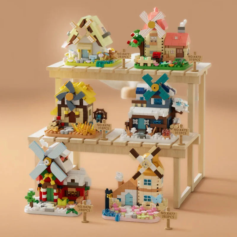 DIY Windmill Building Blocks – Luova ja haastava – Rakennuspalikkasarja