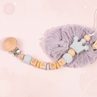 Thumbnail for Personalized Pacifier Chain – Turvallinen ja tyylikäs – yksilöllinen tutinpidike