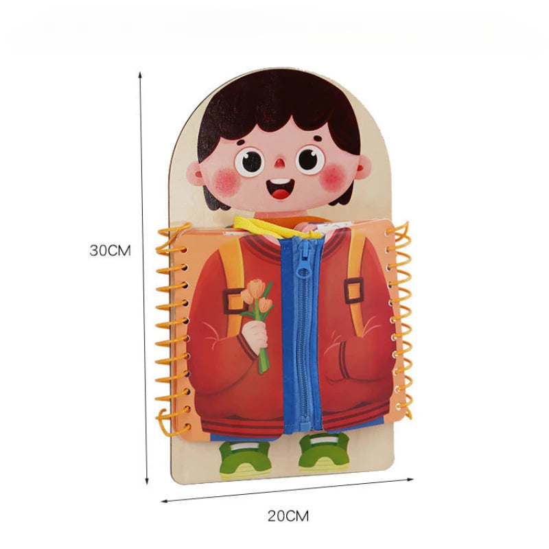 ClothesBook™ - Itsenäinen leikki - Aktiviteettikirja
