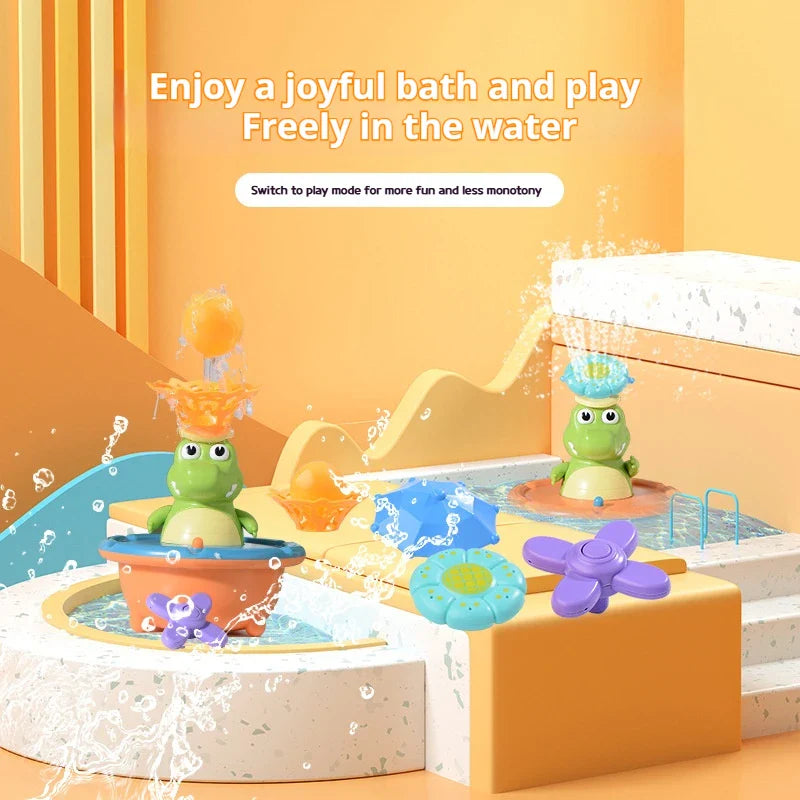 Light Up Crocodile Bath Toy – Interaktiivista & vesileikkejä – Krokotiililähde -kylpyhuonelelut