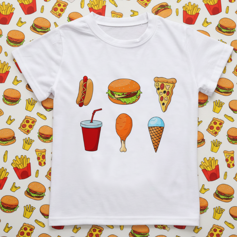 Boys & Girls Summer Tee – Mukava ja leikkisä – Hauska kuosinen lasten T-paita