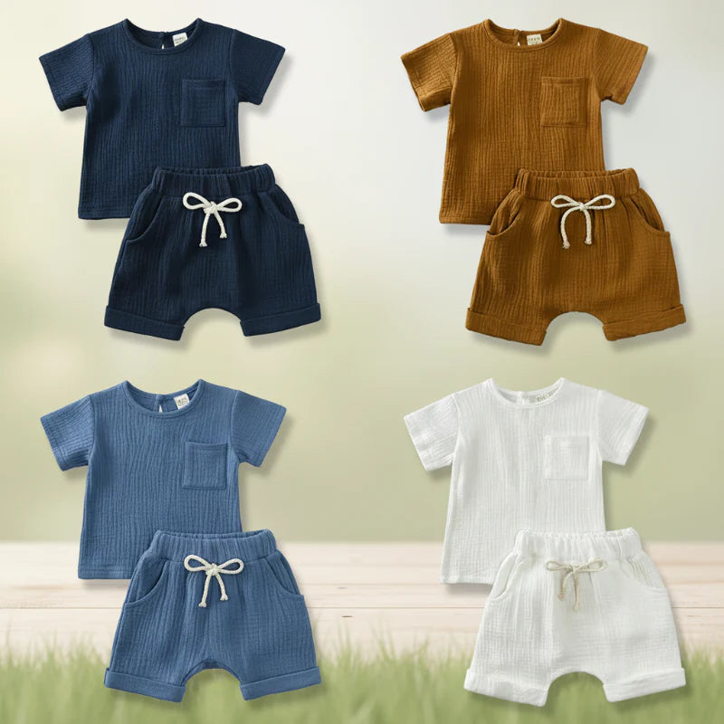 Baby Summer Outfit – Kevyt ja mukava – vaatesetti