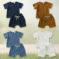 Thumbnail for Baby Summer Outfit – Kevyt ja mukava – vaatesetti