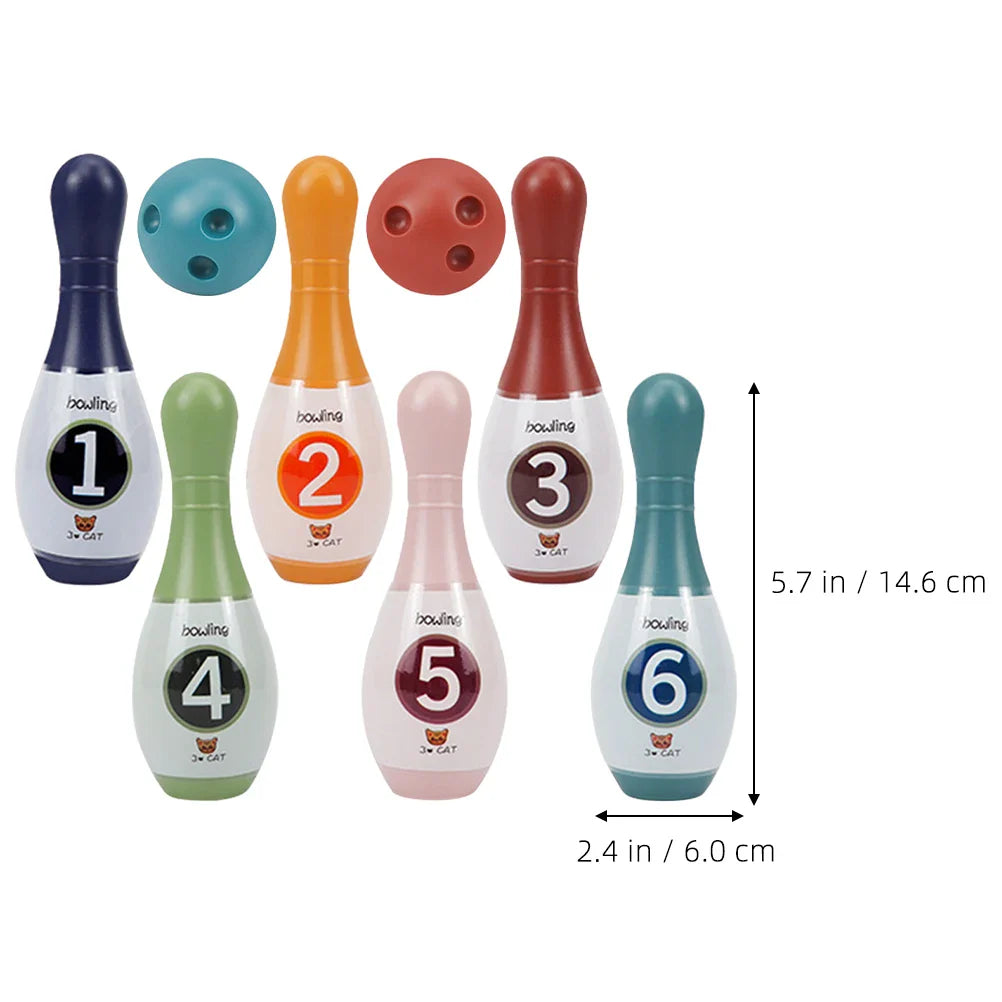 Mini Bowling Kit™ - Numerot & hauskanpito - Keilasetti