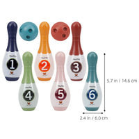 Thumbnail for Mini Bowling Kit™ - Numerot & hauskanpito - Keilasetti