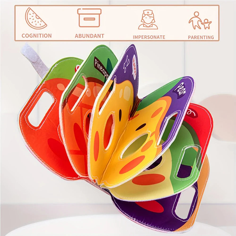 Mask Book™ – Vauva oppii ensivaikutelman - Kangasnaamio-kirja