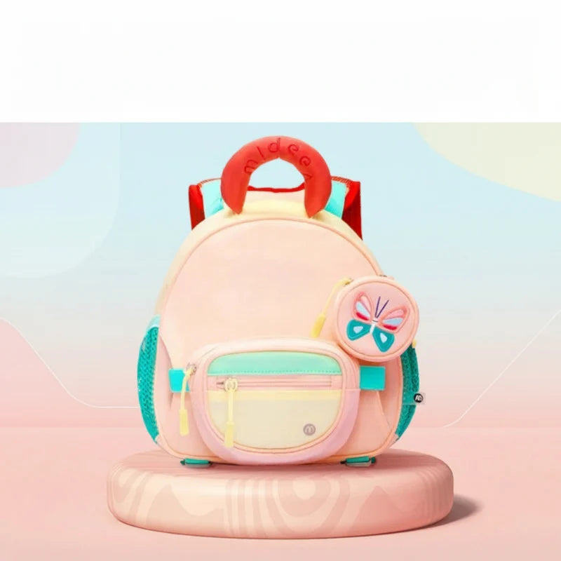 KidPack – Kevyt ja mukava – Kevyt koululaukku vesipullotelineellä