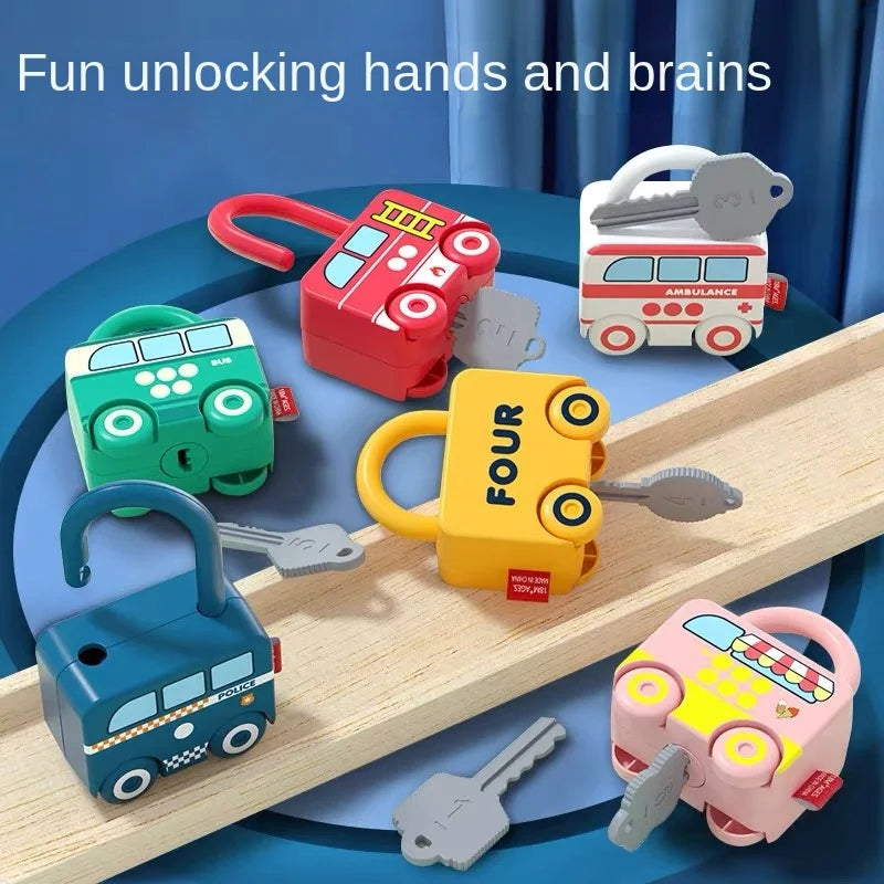 Puzzle Locks™ – Leiki ja opi - Montessori-lelut
