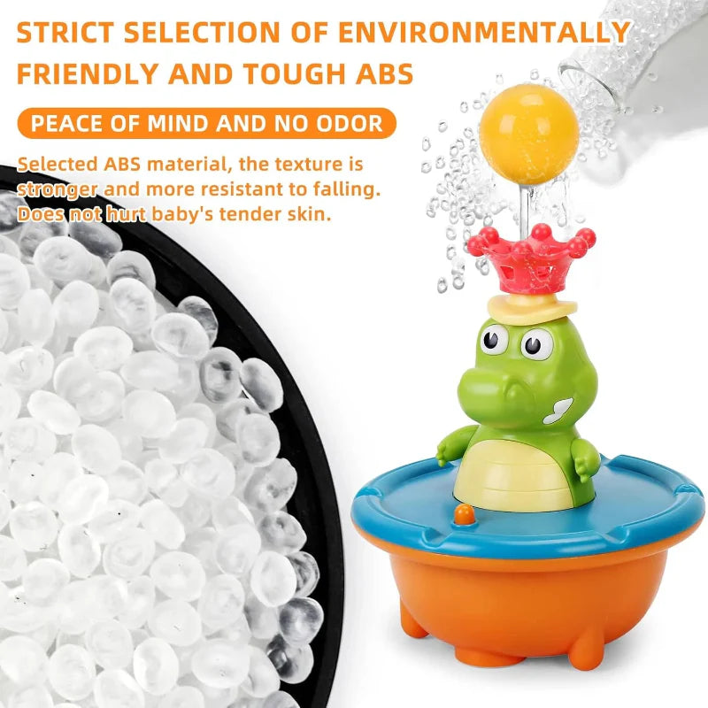 Light Up Crocodile Bath Toy – Interaktiivista & vesileikkejä – Krokotiililähde -kylpyhuonelelut