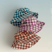 Thumbnail for Bucket Hat – Söpö ja suojaava – lasten ruudullinen hattu