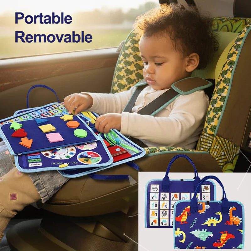 7-in-1 Busy Board – Motoriset taidot ja oppiminen – Aktiviteettitaulu