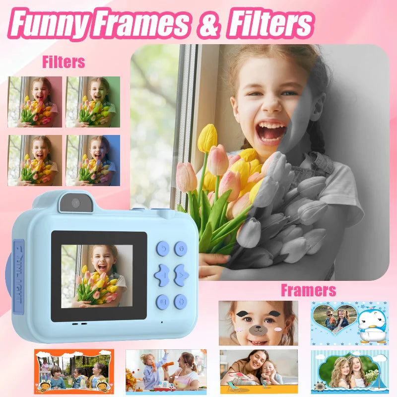 Instant Print Camera – Luova ja interaktiivinen – Instant-lastenkamera