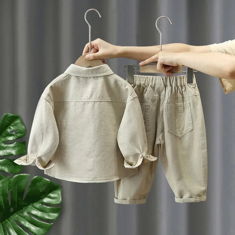 Mini Fashion™ - Pehmeä ja mukava - 2-osainen syksysetti