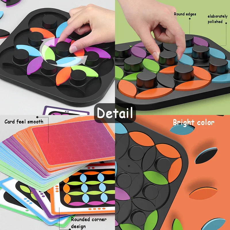 Rotating Logic™ - Haastava lautapeli - Tangram-palapeli