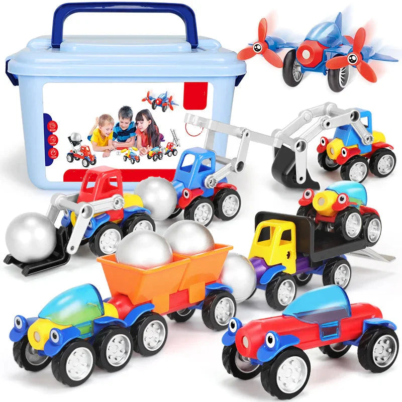 Magnetic Cars™ – Magneettinen rakentaminen - Magneettiset ajoneuvot lelusetti