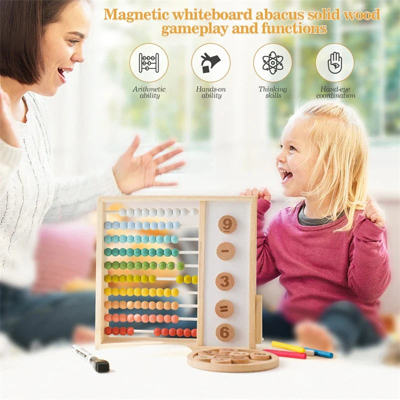 Woods™ - Laske ja opi - Puinen helmitaulu