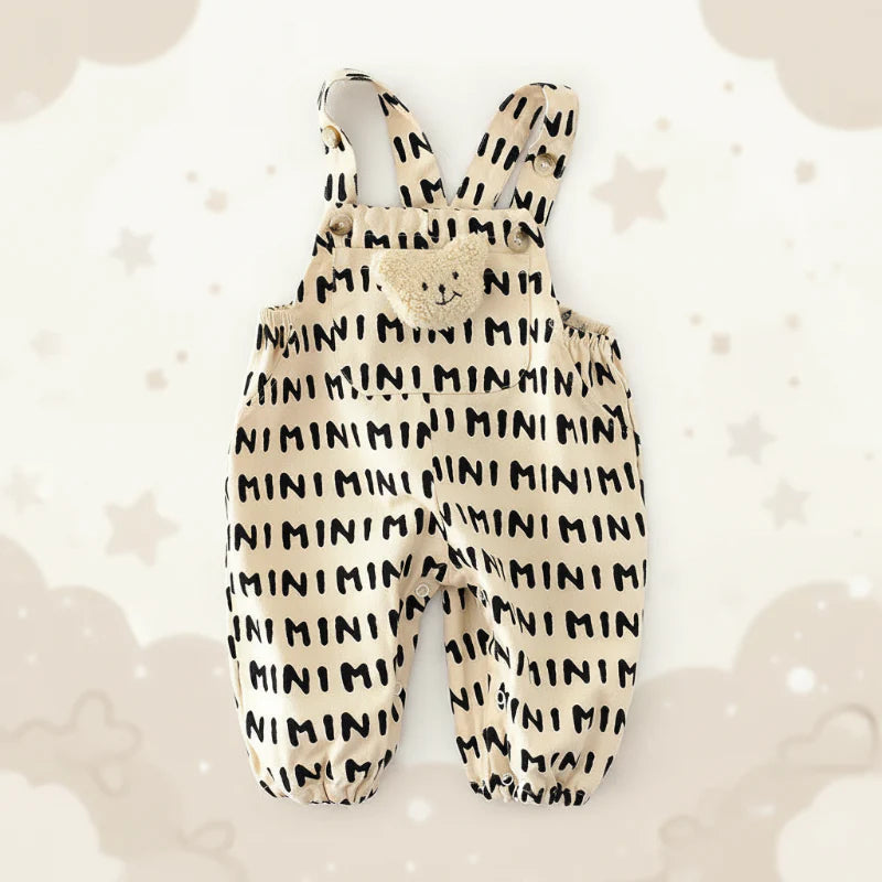 Striped Overall Romper – Pehmeä ja mukava – Lasten haalari