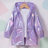 Thumbnail for LumiBreeze – Kiiltävä ja kevyt – Lasten sadetakki hupulla