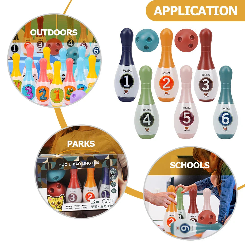 Mini Bowling Kit™ - Numerot & hauskanpito - Keilasetti