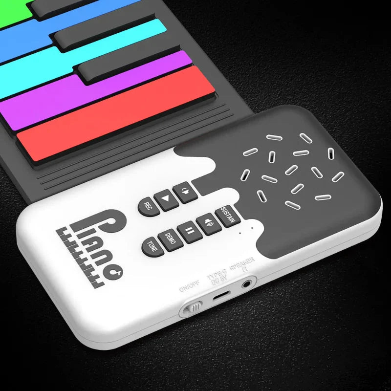 Roll-up Piano Keyboard – Luova ja opettavainen – taitettava piano