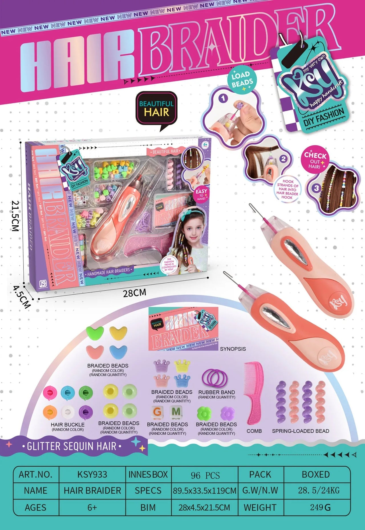 Magic Braid Machine™ - DIY letittämistä! - Hiusten letityskone