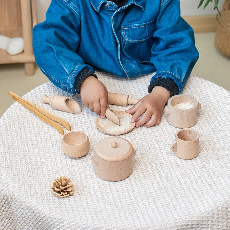 MiniMasterChef – Koulutus ja hauskuus – Puinen keittiöleikkisetti