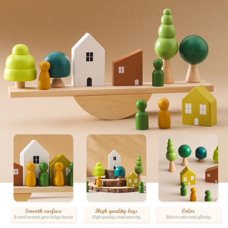 Wooden Forest Blocks – Luovuus ja kehitys – Puinen pinoamispalikkasarja